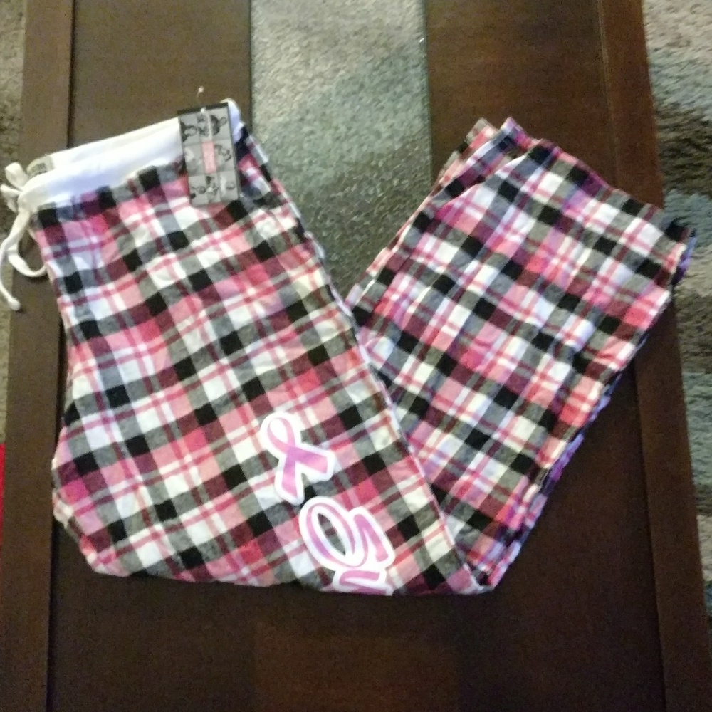 NWT women's breast cancer sleep pants